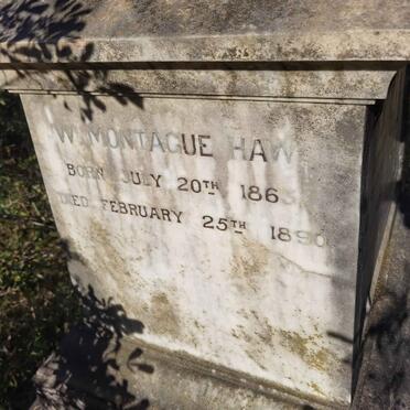 HAW W. Montague 1863-1890