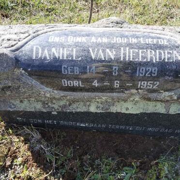 HEERDEN Daniel, van 1929-1952