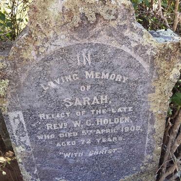 HOLDEN Sarah -1900