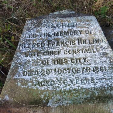 HILLMAN Alfred Francis -1881