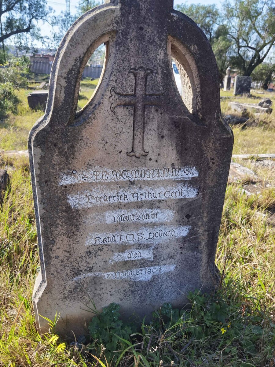 HOLLAND Frederick Arthur Cecil -1864