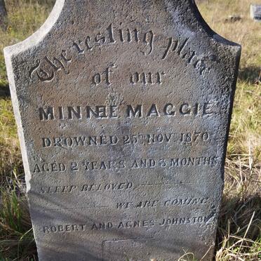 JOHNSTON Minnie Maggie -1870