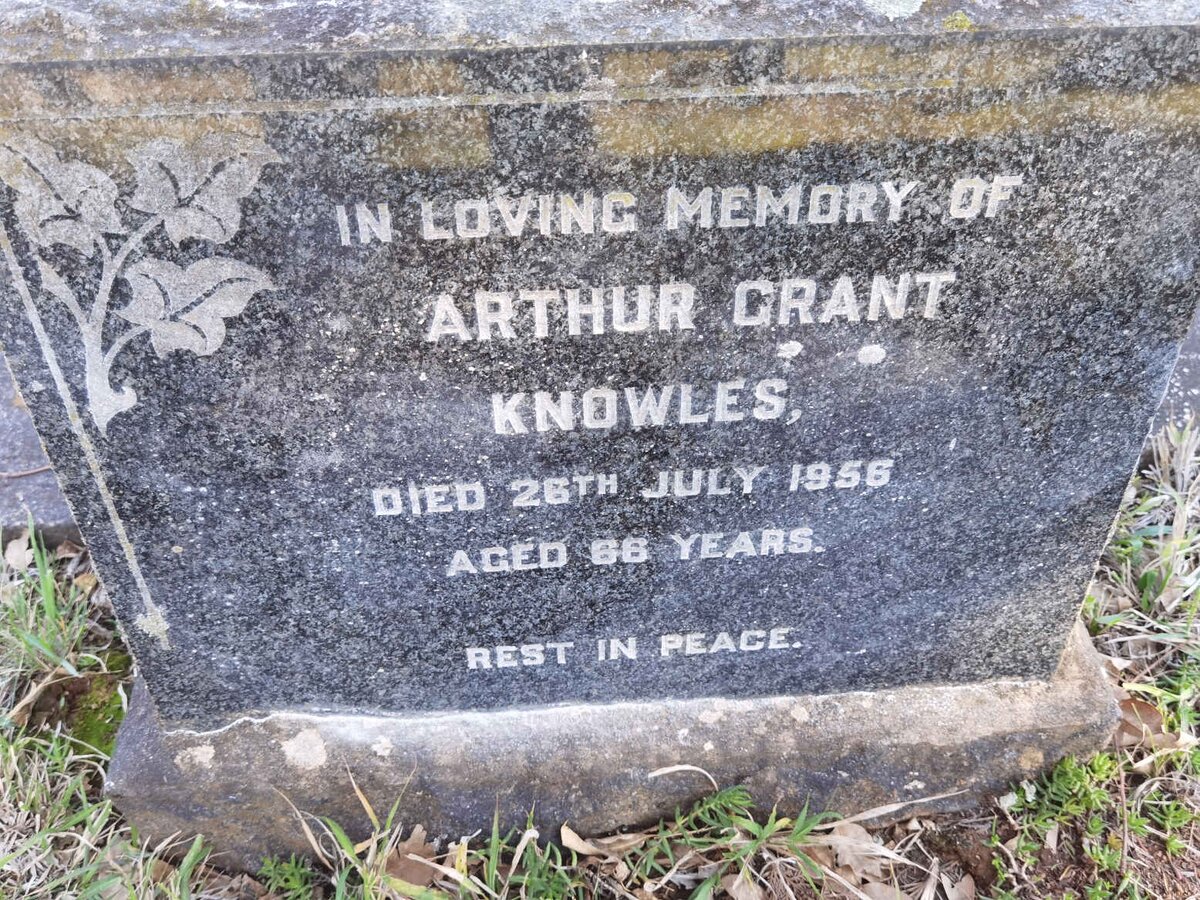 KNOWLES Arthur Grant -1956