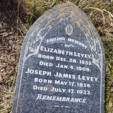LEVEY Joseph James 1856-1933 &amp; Elizabeth 1852-1908
