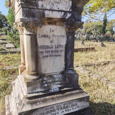 LAPPAN Archibald -1901 & Lucinda Caroline -1929