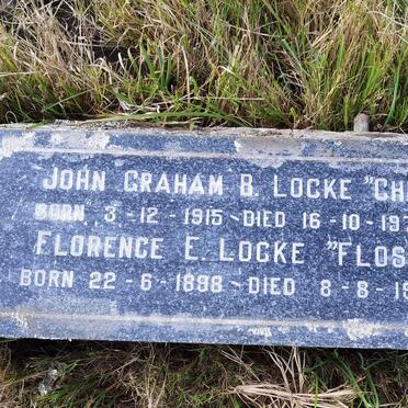 LOCKE John Graham B. 1915-1976 &amp; Florence E. 1898-1989