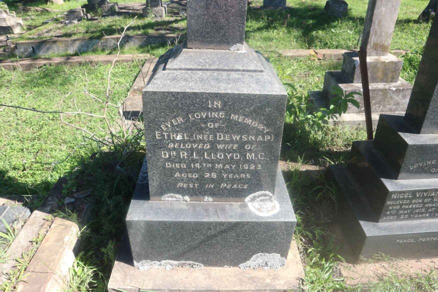 LLOYD Ethel nee DEWSNAP -1923