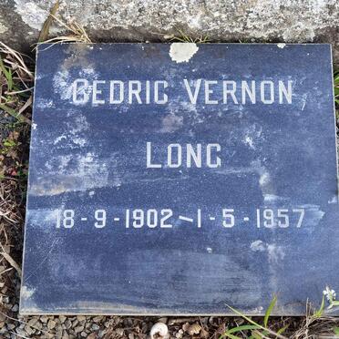 LONG Cedric Vernon 1902-1957