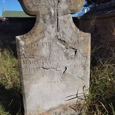 MANDY Mary Isabella -187?