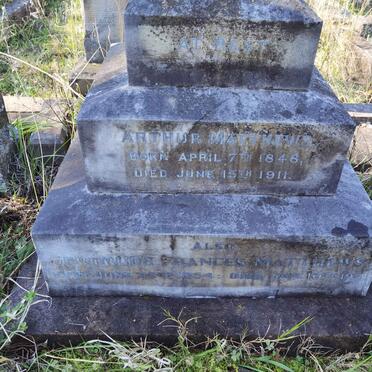 MATTHEWS Arthur 1848-1911 & Gertrude Frances 1854-192?