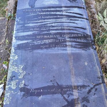 McKENNY John 1842 :: DOGHERTY Sarah -1840