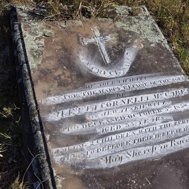 McCABE Aletta Cornelia nee ?SKIEWITZ -1858