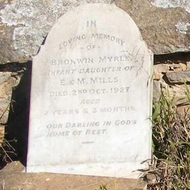 MILLS Bronwin Myrle -1927