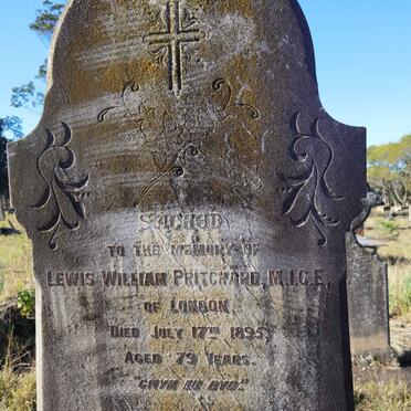 PRITCHARD Lewis William -1895