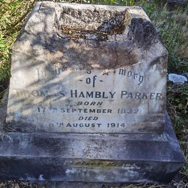 PARKER Thomas Hambly 1832-1914