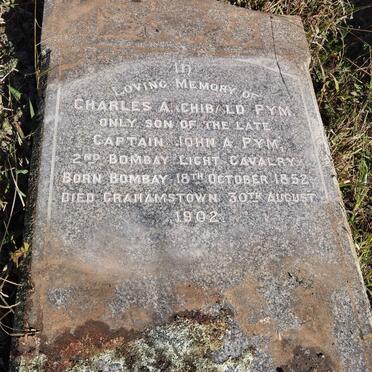 PYM Charles Archibald 1852-1902