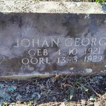 PREEZ Johan George, du 1921-1929