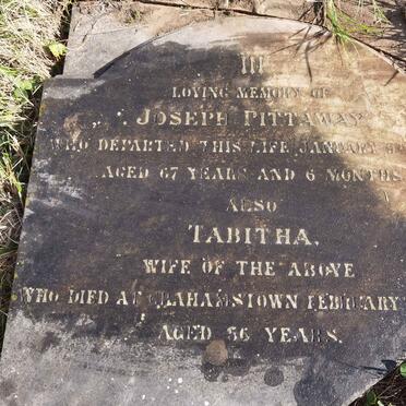 PITTAWAY Joseph -1888 &amp; Tabitha D.  -1880
