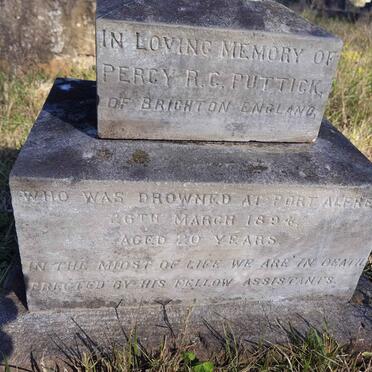 PUTTICK Percy R.C. - 1894