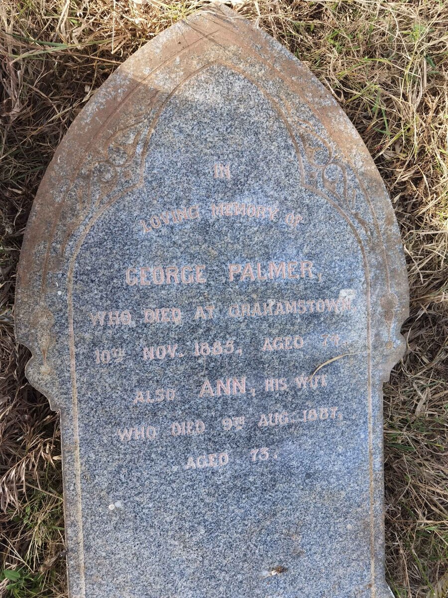 PALMER George -1885 &amp; Ann -1887