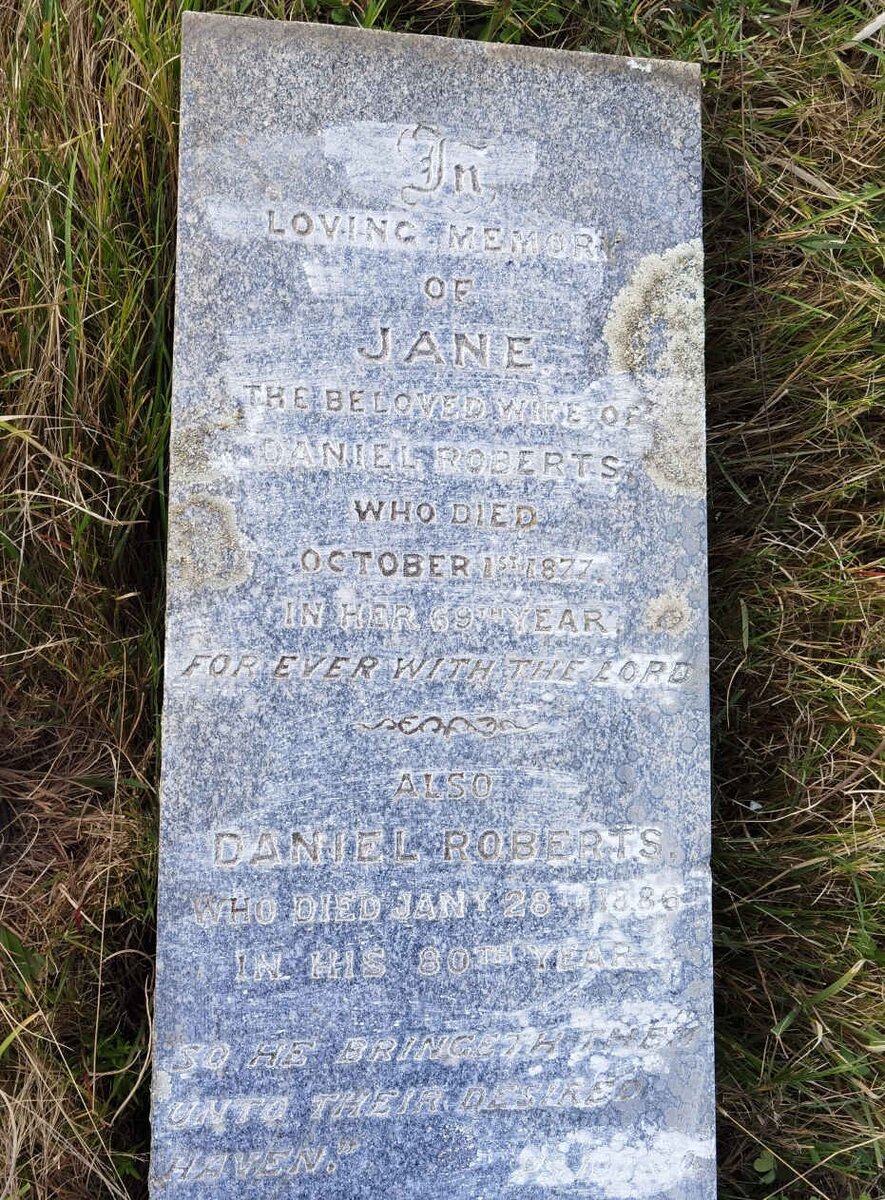 ROBERTS Daniel -1886 &amp; Jane -1877