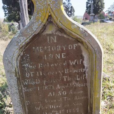 ROBERTS Anne -1872 :: ROBERTS Anne -1859