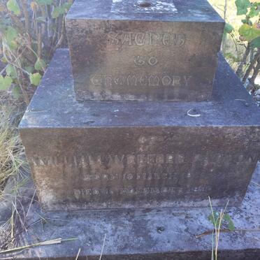 RADDON William Wreford 1852-1890