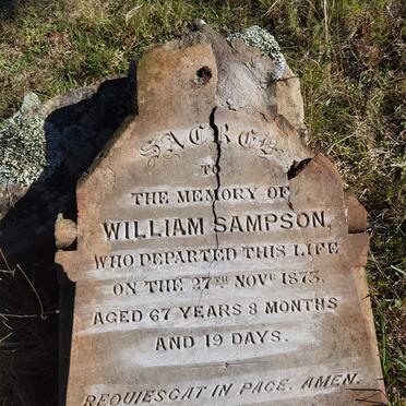 SAMPSON William -1873