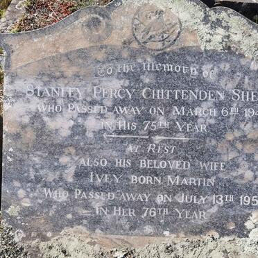 SHERRY Stanley Percy Chittenden -1944 &amp; Ivey MARTIN -1955