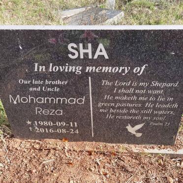 SHA Mohammad Reza 1980-2016