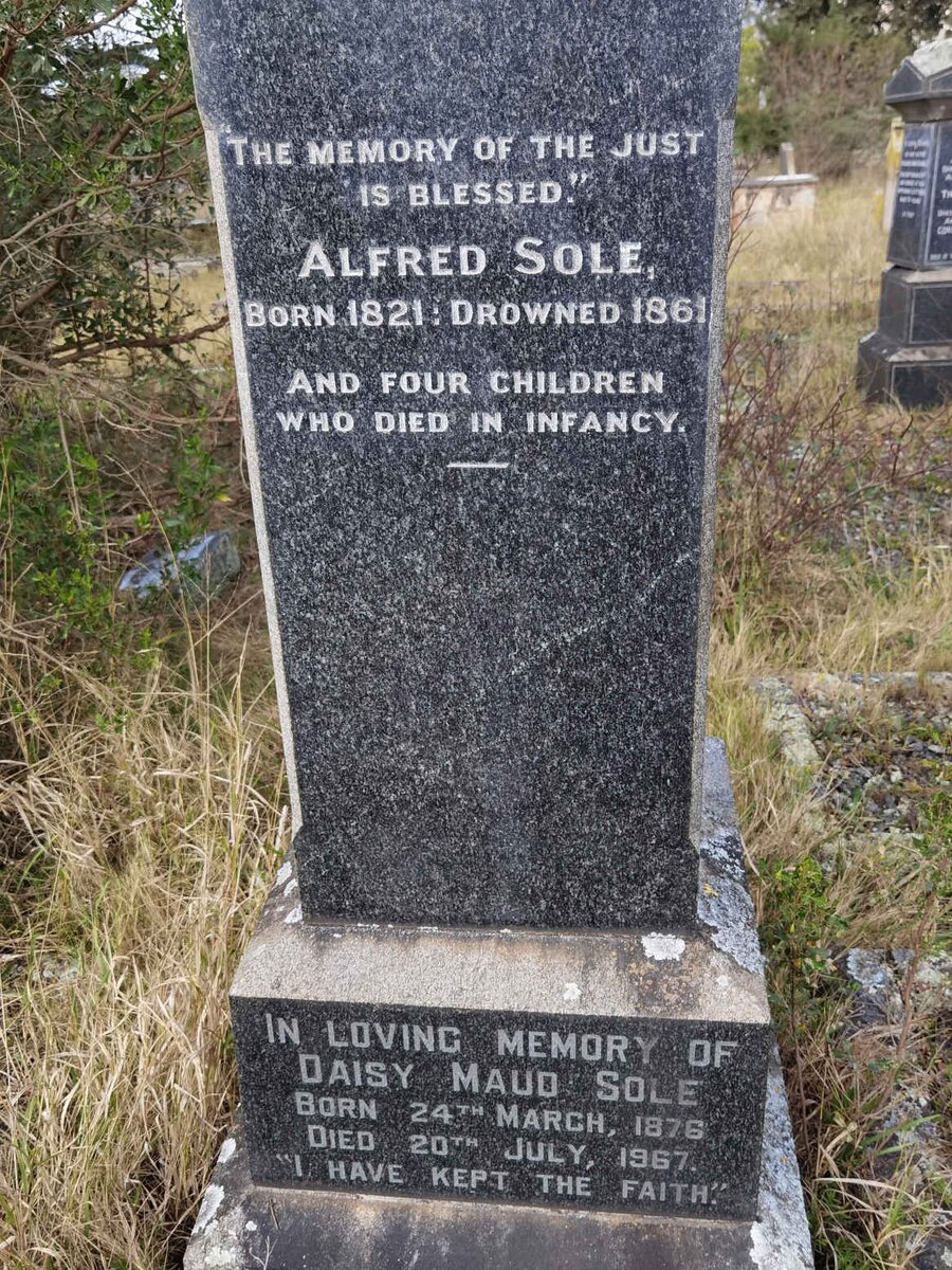 SOLE Alfred 1821-1861 :: SOLE Daisy Maud 1876-1967