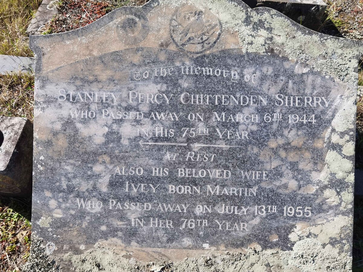 SHERRY Stanley Percy Chittenden -1944 &amp; Ivey MARTIN -1955