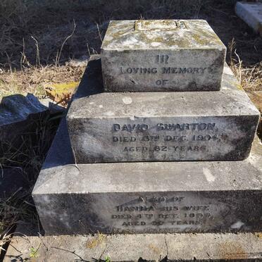 SWARTON David -1904 &amp; Hanna -1899