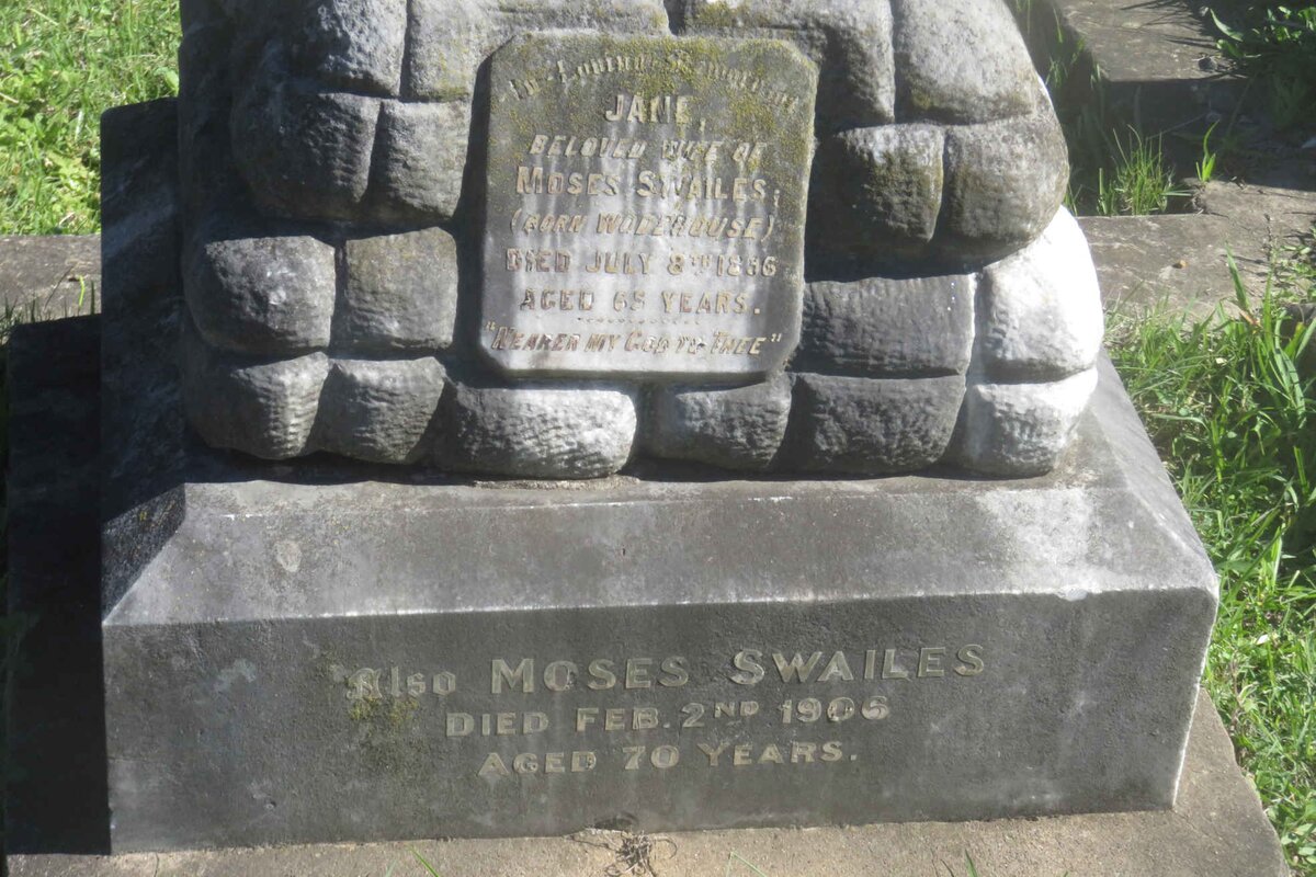 SWAILES Moses -1906 &amp; Jane WODEHOUSE -1896