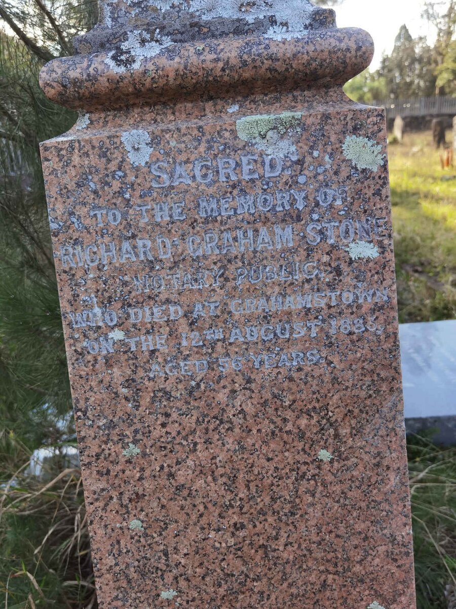 STONE Richard Graham -1883