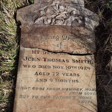 SMITH John Thomas -1929