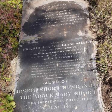 SHORT Joseph -1867 &amp; Mary -1861 :: SHORT Frederick William -1850
