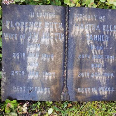 TANNER Martha Ellen 1891-1960 :: AUSTIN Florence Ruth 1908-1967