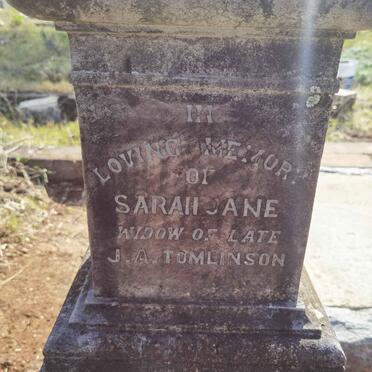 TOMLINSON Sarah Jane -1945