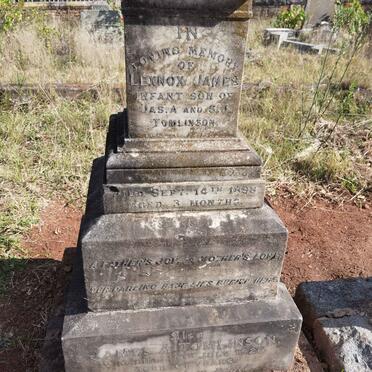 TOMLINSON Lennox James -1898