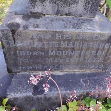 TANNER Charlotte Maria nee  MOUNTFORD 1872-1939 
