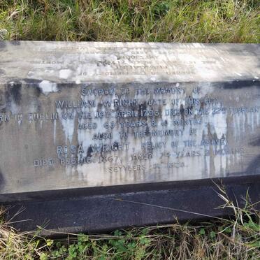 WRIGHT William 1793-1857 &amp; Rosa -1867