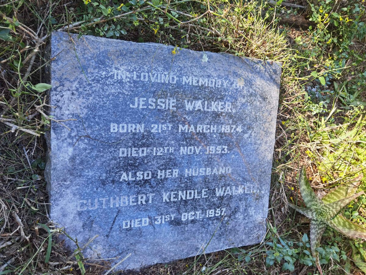 WALKER Cuthbert Kendle -1957 &amp; Jessie 1874-1953