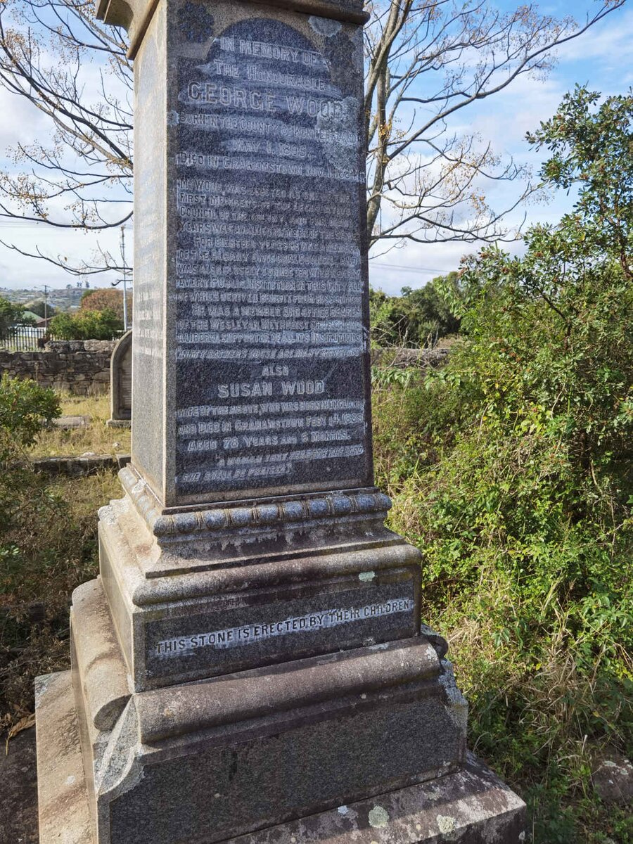 WOOD George 1805-1884 &amp; Susan -1889