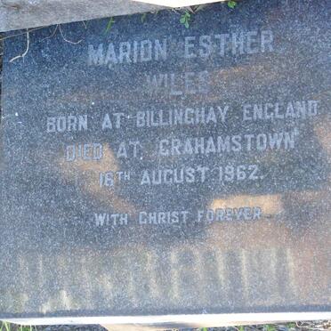 WILES Marion Esther -1962