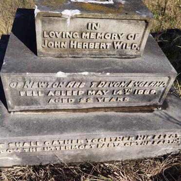 WILD John Herbert -1889