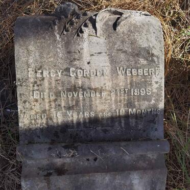 WEBBER Percy Gordon -1895