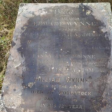 WYNNE Edward -1841 :: WYNNE Fanny Jane -1842 :: WYNNE William -1886