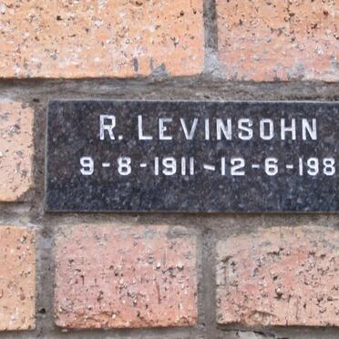 LEVINSOHN R. 1911-1984