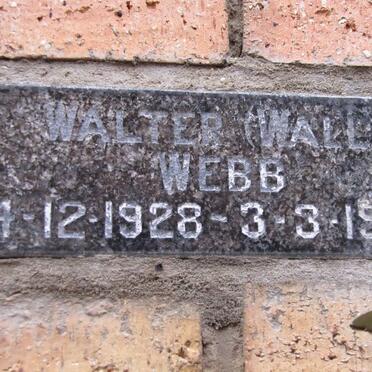 WEBB Walter 1928-1997